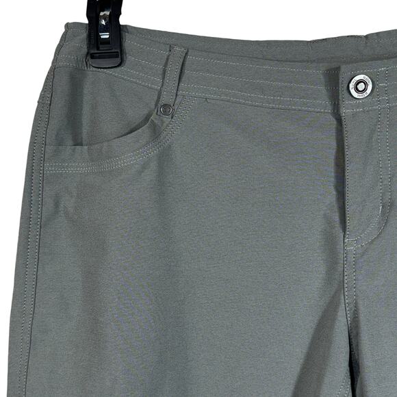 Kuhl SZ 16 Trekr Kapri Hiking Capris Pants Stretch Zip-Fly Zip Pockets Mid-Rise - Picture 2 of 14